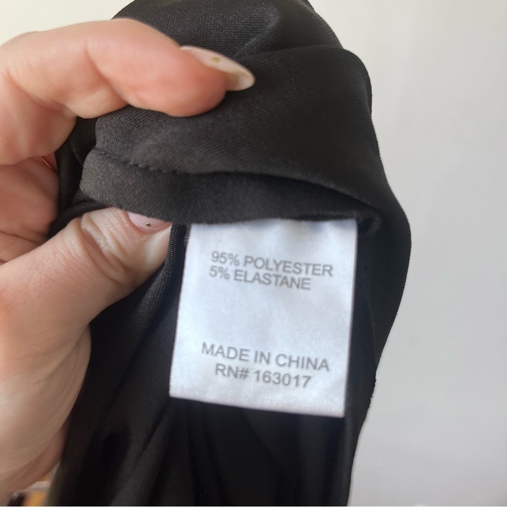Princess Polly Ferri Black Strapless Side Slit Maxi Dress 8 - Picture 5 of 9